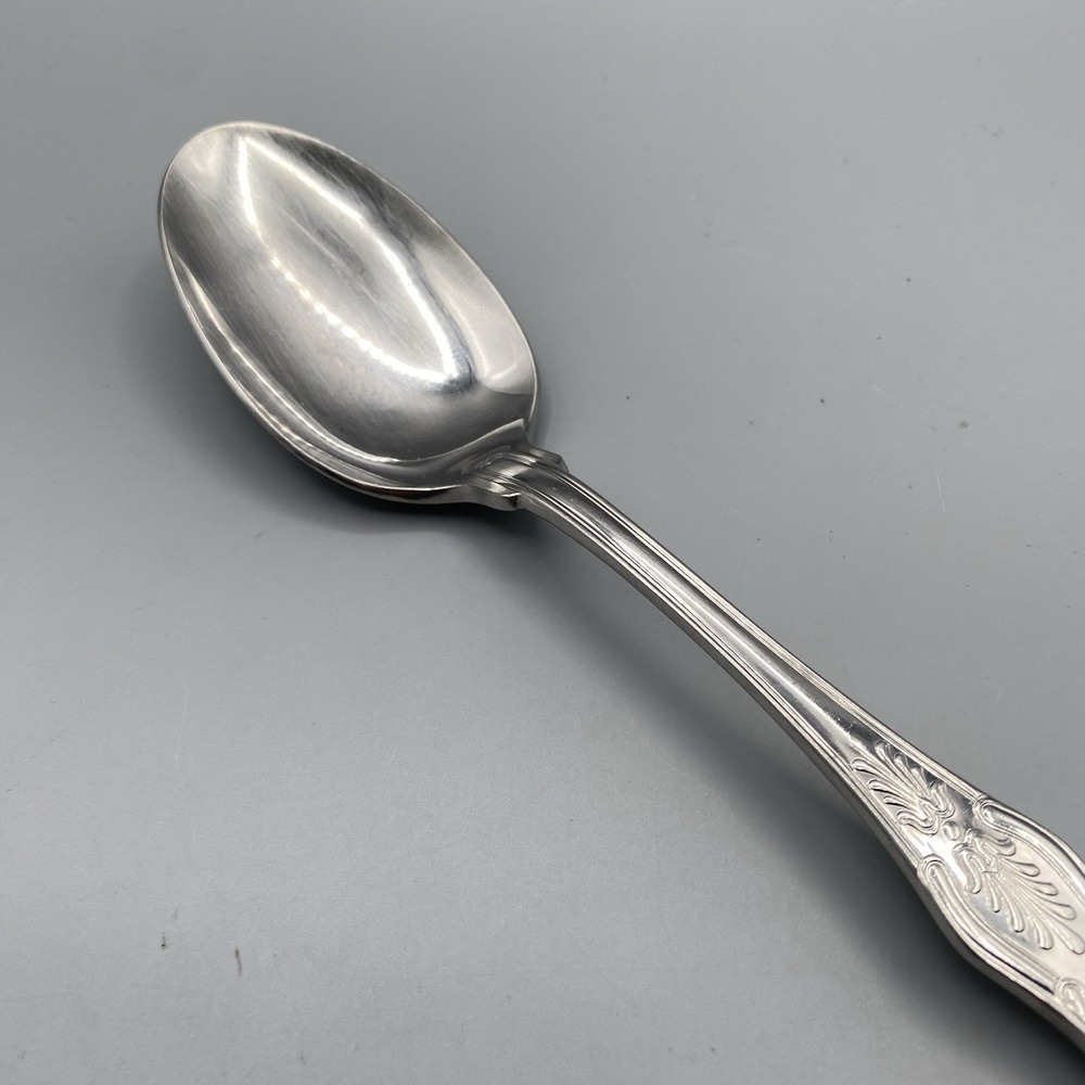 Reed & Barton KINGS Stainless Korea‎ 18/8 Solid Serving Spoon Utensil Tablespoon - Picture 3 of 7